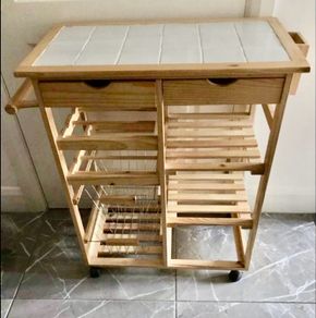Wooden Kitchen Storage Unit