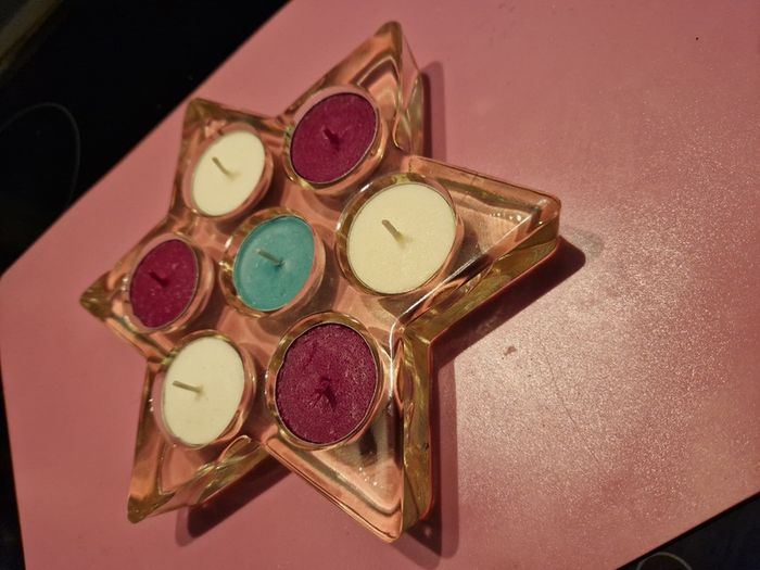 3 Table Centre Piece Tea Light Holders