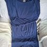 Vince Camuto Navy draped dress Image 5