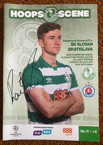 2021 Shamrock Rovers v SK Slovan Bratislava - UEFA Champions League Programme