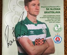 2021 Shamrock Rovers v SK Slovan Bratislava - UEFA Champions League Programme