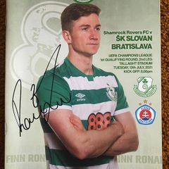 2021 Shamrock Rovers v SK Slovan Bratislava - UEFA Champions League Programme