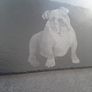 bulldog present dogs gift slate Image 4