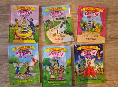 As new 6 x Rainbow Magic Beginner Readers