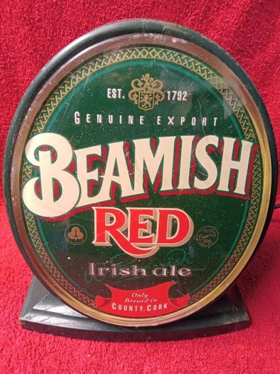 Beamish Red Irish Ale Bar Font  / Working