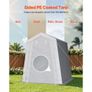 Outdoor Storage Shelter Shed 6x6 ft Waterproof Carport Canopy Garage Tent Image 5