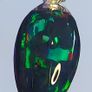 Ethiopian Black Opal Pendant 1.9 ct on 925 Silver Image 2