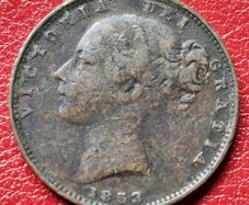 1853 Victoria Farthing