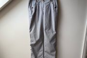 Ted Baker  Pants Striped Cotton Trousers Adjustable Length with Button Details