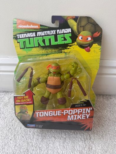 Teenage Mutant Ninja Turtles Tongue Poppin Mikey Action Figure Please see photos