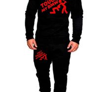 Don't touch my BMW tracksuit black BMW hoodie with sweatpants