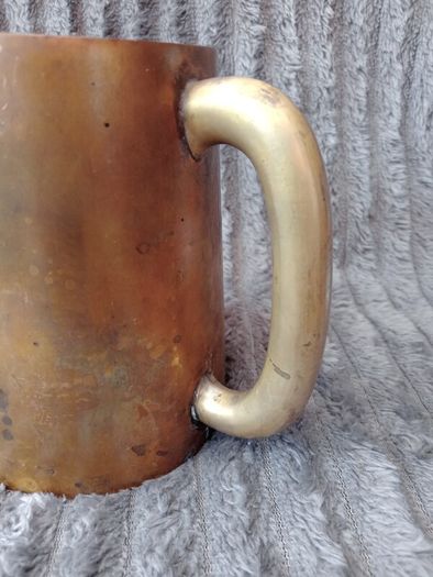 Vintage Solid Brass Tankard / Mug ( India )