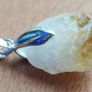 18 ct Citrine Crystal on 925 Silver pinch-bail Image 5