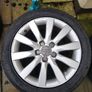 Audi 4 wheels alloyes with tyres. 245/45R17 Image 4