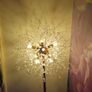 Crystal and gold floor lamp Image 4