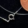 Silver cubic zirconia necklace Image 4
