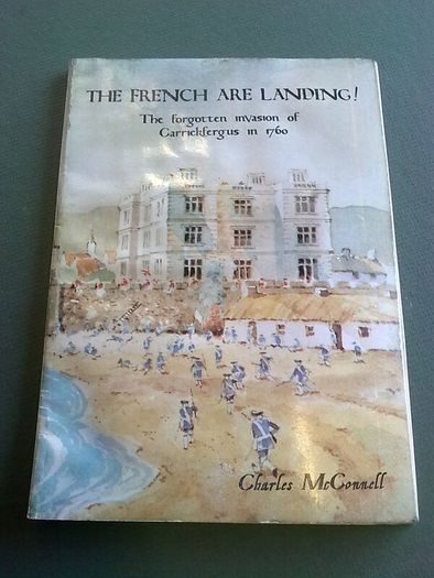 The French are landing Invasion of Carrickfergus in 1760 Ireland local history