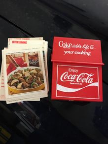 Coca Cola Recipes 70's American box RARE