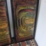 Set of 4 Abstract Textured Wall Art Panels Image 5