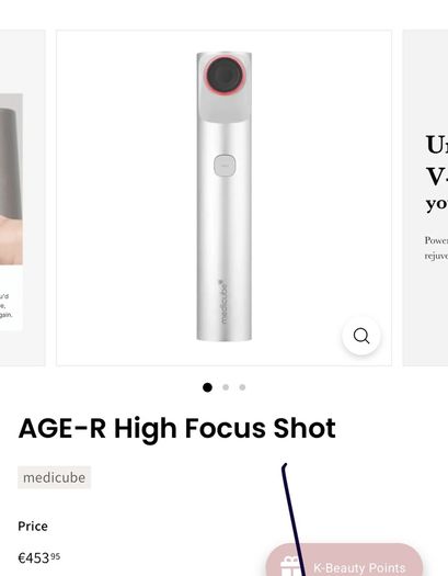 Medicube Age-R High Focus Shot wrinkle smoothing and reducing device ( same as HIFU treatment)