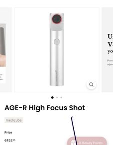 Medicube Age-R High Focus Shot wrinkle smoothing and reducing device ( same as HIFU treatment)