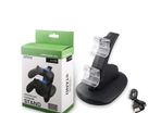 Xbox One / Slim Controller Dual USB Charger Docking Station Charging Stand Dock Black