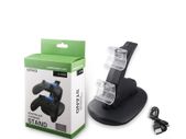 Xbox One / Slim Controller Dual USB Charger Docking Station Charging Stand Dock Black