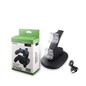 Xbox One / Slim Controller Dual USB Charger Docking Station Charging Stand Dock Black