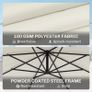 3M Umbrella Parasol Cream White Image 4