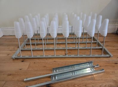 IKEA KOMPLEMENT PAX Pull-Out Shoe Racks x2 Rare/Discontinued
