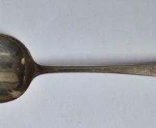 Sterling silver antique Serving spoon, George Wintle, 1790. Very rare.