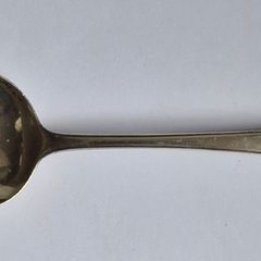 Sterling silver antique Serving spoon, George Wintle, 1790. Very rare.