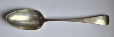 Sterling silver antique Serving spoon, George Wintle, 1790. Very rare.