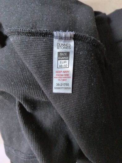 Dunnes Stores Black Sleveless Knit Look Dress. S. XL - 18. New - No Tags.