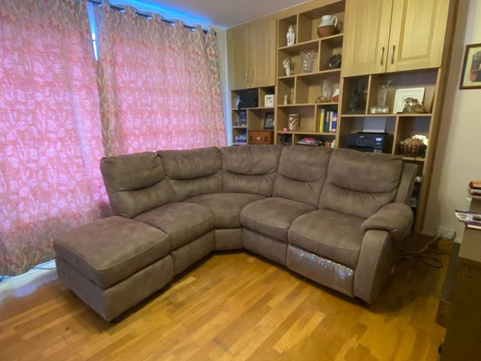 corner sofa, 5 piece modular suite