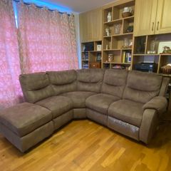 corner sofa, 5 piece modular suite