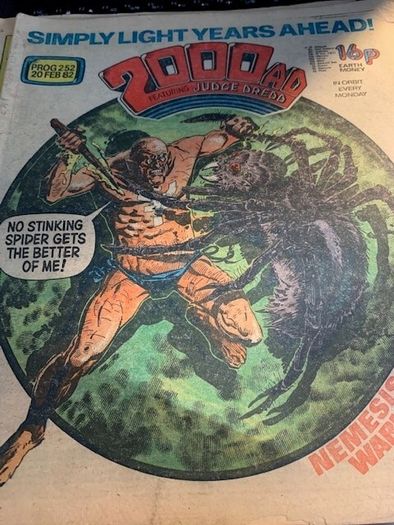 2000 AD Featuring Judge Dredd Prog 249,251, 252 - 30th Jan. 13 Feb, 20 Feb 1982- IPC Magazines