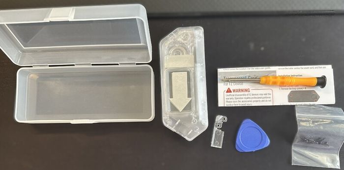 Transparent replacement case for FZ device