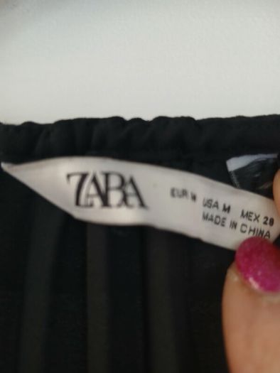 Zara black top med