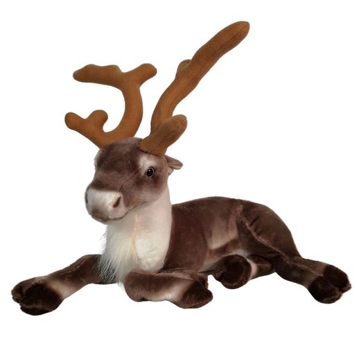 40cm Sitting Plush Reindeer Christmas Decoration