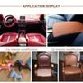 1 Sheet, Self Adhesive PU Leather Sheet, Frosted, Home Furniture, Sofa Patch, Car Seat, Bed, PU Leather Repair Patch, Gray, 136 x 30.2 x 0.1cm Image 5