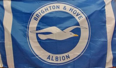 Brighton football flag 5ft x 3ft.