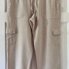 Size 12 Linen Mix Cropped Trousers by Gap