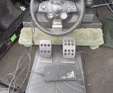 Logitech driving wheel