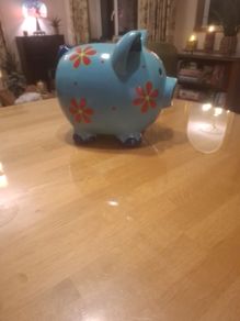 Large Ceramic Piggy Bank