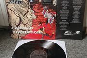 NAPALM DEATH 1st UK press 1990 Lp w/hype sticker complete NM