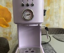 Bergner Barista Retro Espresso Machine Lilac