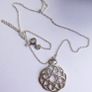 Vintage 925 Sterling Silver Celtic Knot Pendant and Necklace length 16" - 3g Image 7