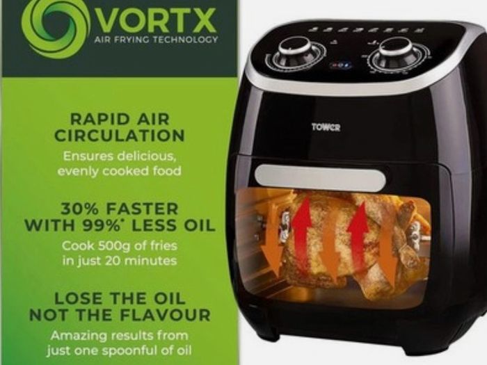 Tower T17038 11L Manual Air Fryer Oven