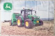 John Deere Tractor and Baler flag 3ft x 2ft.